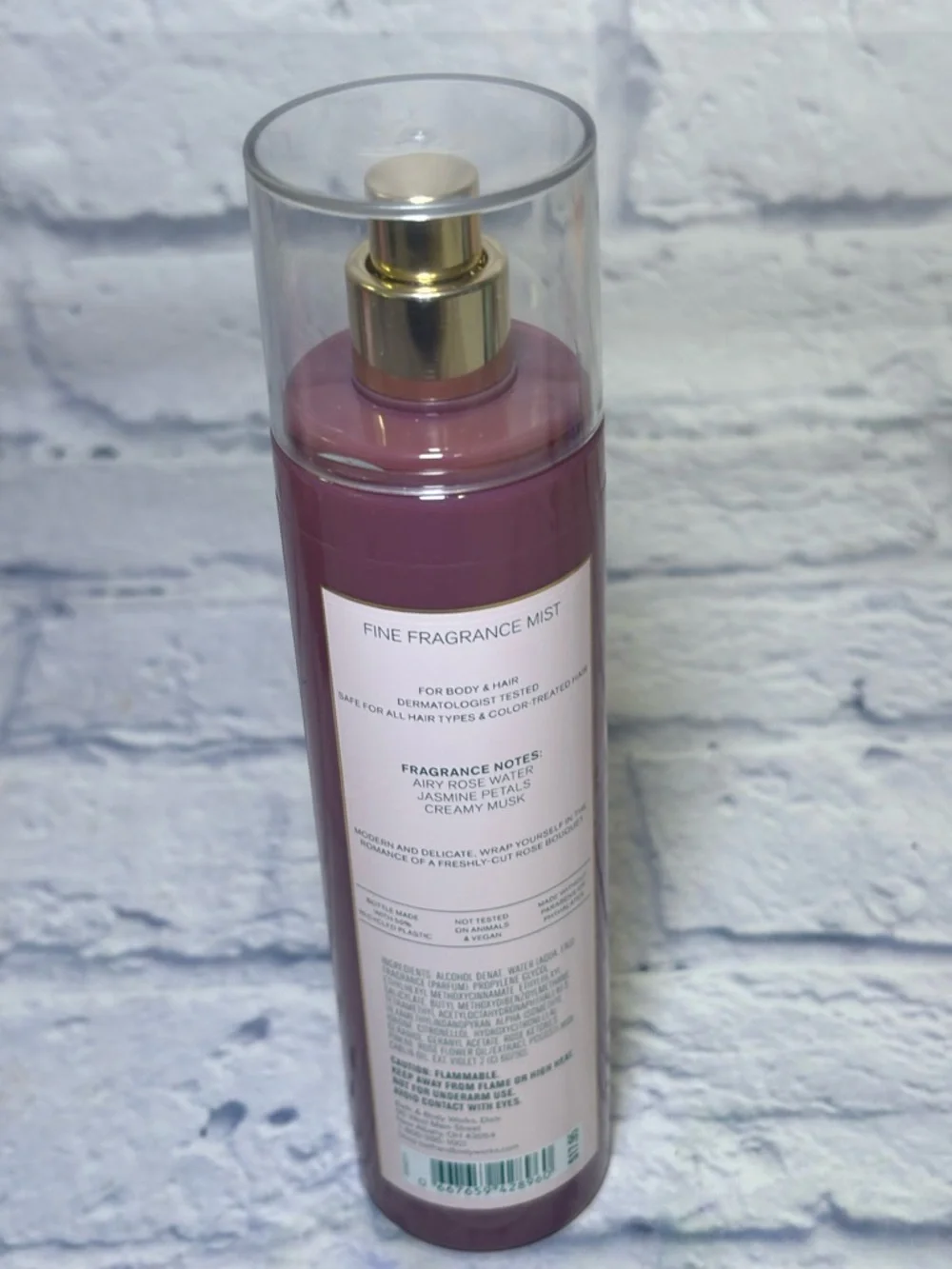 Bath & Body Works Rose Fragrance Mist Body Spray Splash 8Oz & Rose Soap 8oz READ